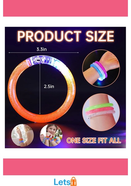 LED Işıklı Eğlenceli Pilli Bileklik modelleri