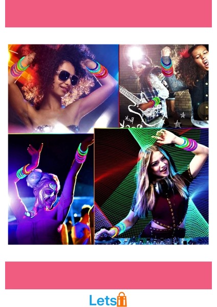 LED Işıklı Eğlenceli Pilli Bileklik fırsatları