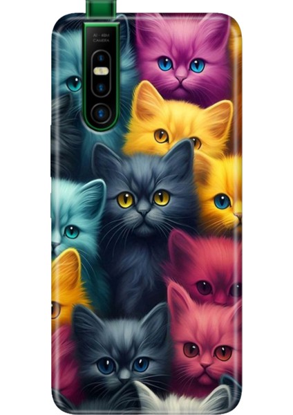 Infinix S5 Pro Kılıf Resimli Desenli Tpu Esnek Silikon Kedicikler