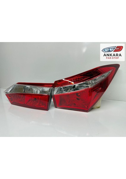 Toyota Corolla 2013 - 2015 Stop Lambası Sağ Iç ve Dış Takım (2 Stop)