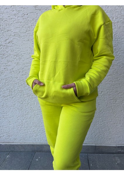 Neon Kapşonlu Eşofman Takım modelleri