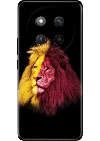 Honor X60 Pro - X9C 5g Kılıf Dekoratif Silikon Baskılı Kapak Gs5