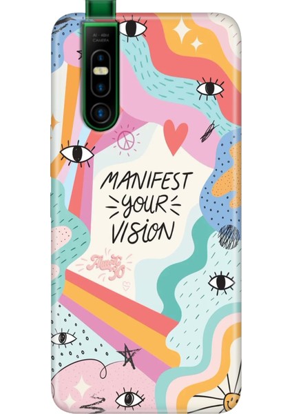 Infinix S5 Pro Kılıf Telefon Kılıfı S5-Pro Baskılı Manifest Your Vision
