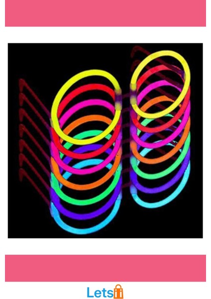 Glow Stick Yuvarlak Parti Gözlüğü 6'lı Set fırsatları