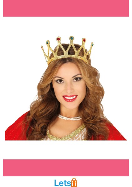 Altın Renk Kraliçe Tacı Yumuşak Esnek Plastik modelleri