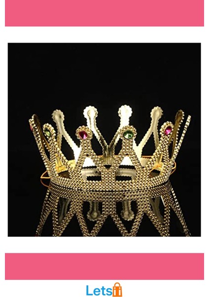 Altın Renk Kraliçe Tacı Yumuşak Esnek Plastik fırsatları