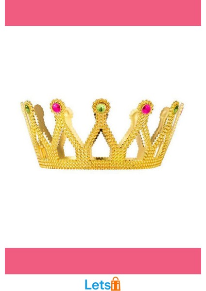 Altın Renk Kraliçe Tacı Yumuşak Esnek Plastik indirimleri