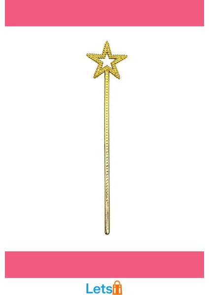 Altın Renk Yıldız Peri Asası 34CM fırsatları