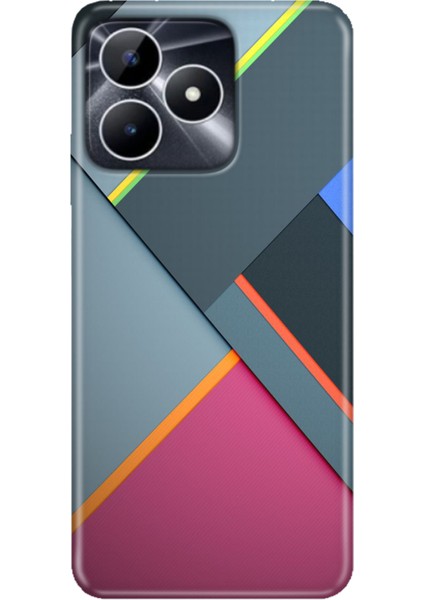 Realme Note 50 4g Kılıf Resimli Baskılı Nano Silikon 6d Renkler