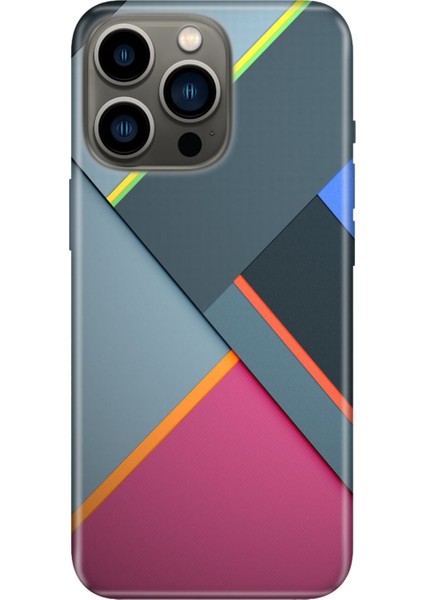 iPhone 14 Pro Max Kılıf Silikon Moderna Resimli Desenli 6d Renkler