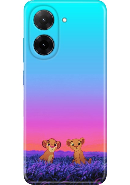 Xiaomi Redmi A5 Kılıf Dekoratif Silikon Baskılı Kapak Junior Aslanlar