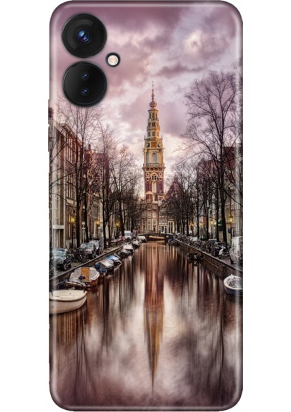 Oneplus 9 Pro Kılıf Silikon Desenli Resimli Uv Kapak Amsterdam