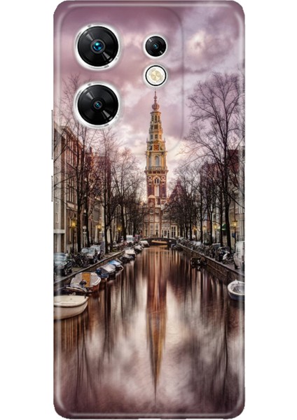 Infinix Zero 30 4g Kılıf Desenli Baskılı Silikon Amsterdam