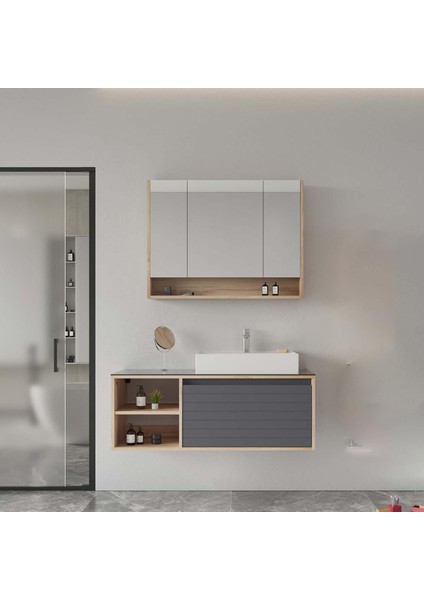 Banyo Prato 120 cm Banyo Dolabı Takımı