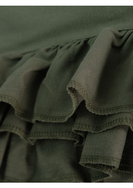 Buldan Pamuklu Keten Yuvarlak Fırfırlı Masa Örtüsü fiyatları