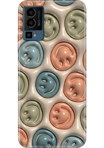 General Mobile Gm 23 Uyumlu Kılıf Resimli Desenli Silikon Smiling