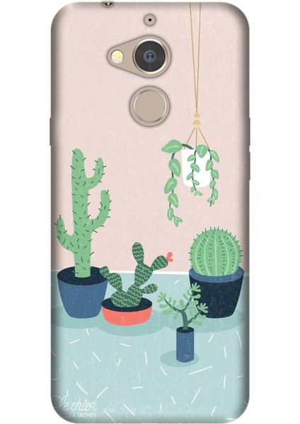 General Mobile Gm 8 Kılıf 0.4mm Lazer Kesim Silikon Kapak Cactus Co