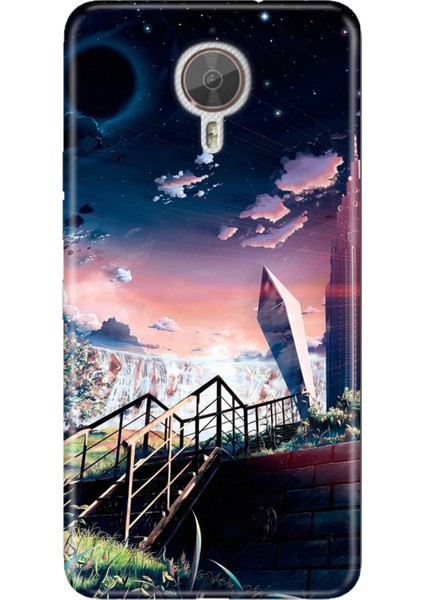 General Mobile Gm 5 Plus Uyumlu Kılıf Silikon Desenli Tam Koruma Resimli Empire State