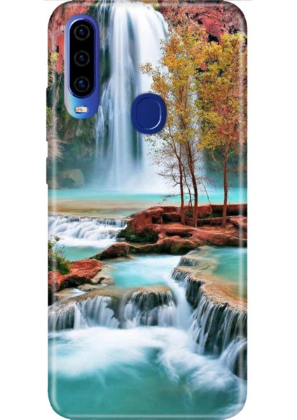 General Mobile Gm 20 Pro Uyumlu Kılıf Silikon Desenli Tam Koruma Resimli Şelale