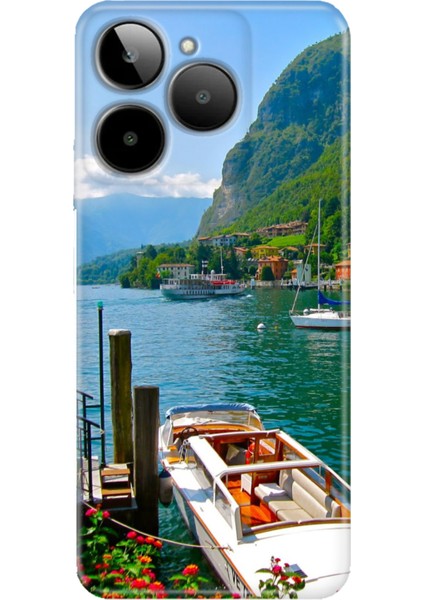 General Mobile Era 30 Uyumlu Kılıf Silikon Desenli ERA30 Kapak Como