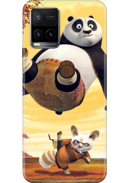 Vivo Y33S Uyumlu Kılıf Desenli Baskılı Silikon Kungfu Panda