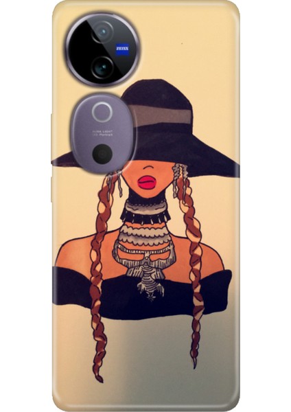 Vivo V40 5g Kılıf Vivo V40 Desenli Silikon Modaguru