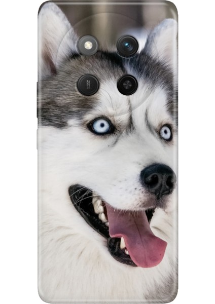 Honor X60 Pro - X9C 5g Kılıf Dekoratif Silikon Baskılı Kapak My Hasky