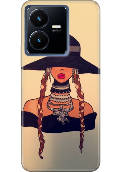 Vivo Y22S - Y35 Uyumlu Kılıf Silikon Desenli Resimli Kapak Modaguru