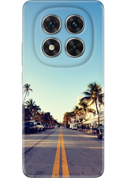 Xiaomi Redmi Note 15 Pro Plus+ 5g Kılıf Dekoratif Silikon Baskılı Kapak Miami Sunset