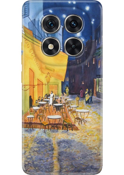 Xiaomi Redmi Note 15 Pro Plus+ 5g Kılıf Art Silikon Baskılı Tpu Night Cafe