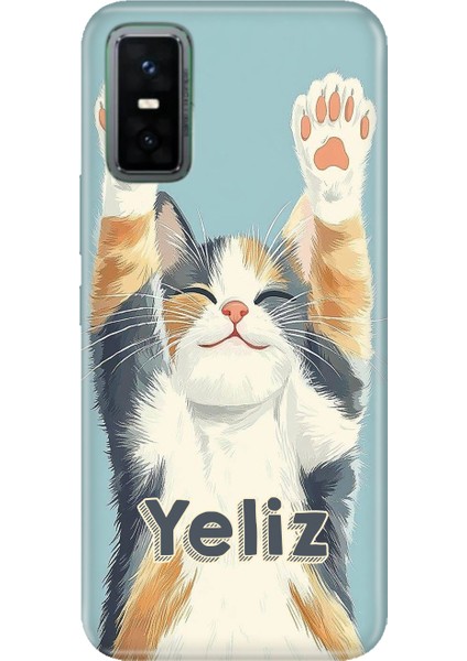 Tecno Spark 6 7 8 8t 9t 10 10C 20C 30 30C Pro Plus Kılıf Kişiye Özel Isim Yazılı Silikon ÇIZIM-110