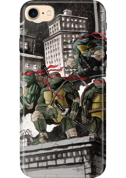 iPhone 7 8 Se 2020 2022 Uyumlu Kılıf Desenli Baskılı Silikon Ninja K