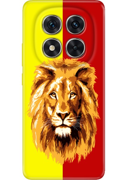 Xiaomi Redmi Note 15 Pro 5g Kılıf Renkli Silikon Baskılı Tpu Sarı Kırmızı Parçalı Aslan