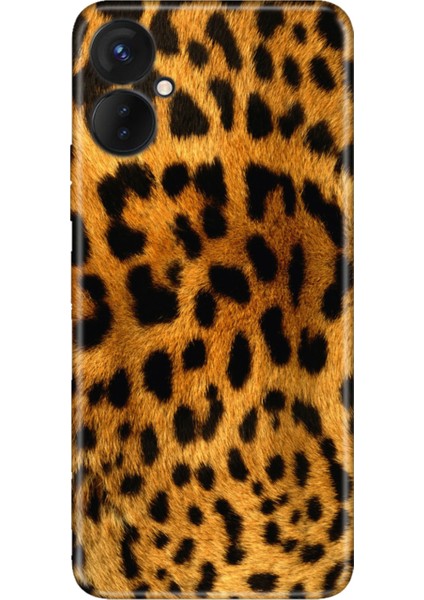 Oneplus 9 Pro Kılıf Silikon Desenli Resimli Uv Kapak Leopar Kürk