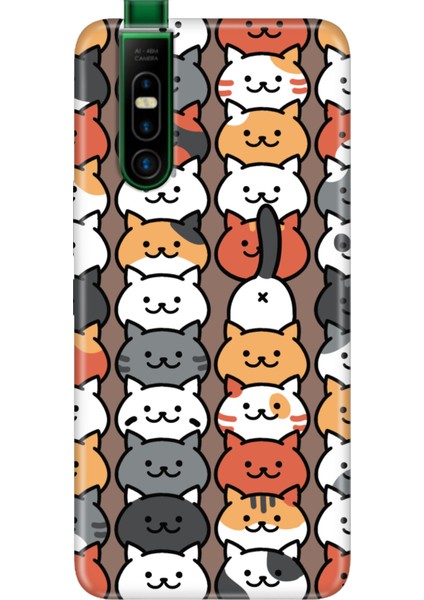 Infinix S5 Pro Kılıf Telefon Kılıfı S5-Pro Baskılı Nankör Kedi