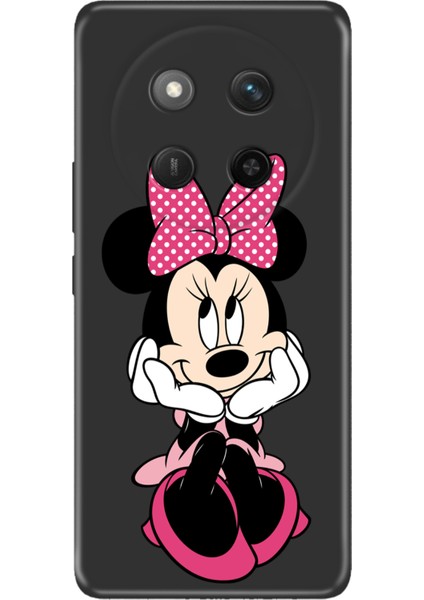 Honor X60 Pro - X9C 5g Kılıf Renkli Silikon Baskılı Tpu Minnie Karakter