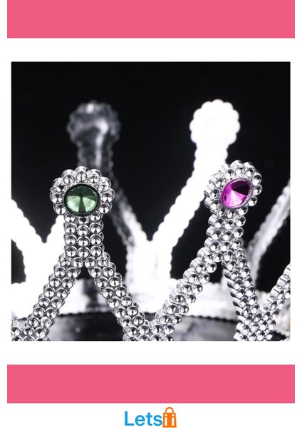 Gümüş Renk Kraliçe Tacı Yumuşak Esnek Plastik fırsatları