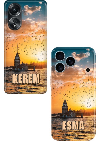 iPhone 6 7 8 11 12 13 14 15 16 17 Pro Max Air Kılıf Kişiye Özel Isim Yazılı Silikon ÇIZIM-108