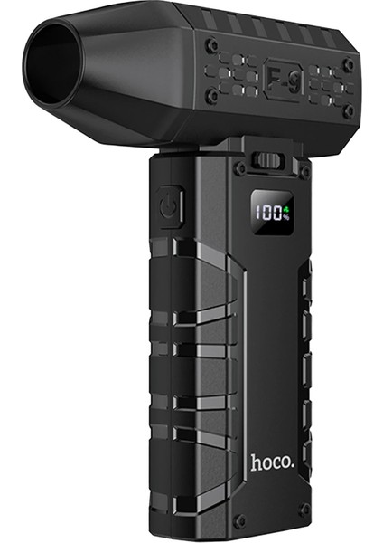 Hoco. HX67 Force Dijital Göstergeli 80.000 Rpm Hava Kompresörü - Siyah