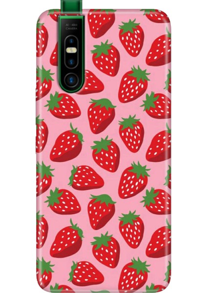 Infinix S5 Pro Kılıf Telefon Kılıfı S5-Pro Baskılı Tatlı Çilek