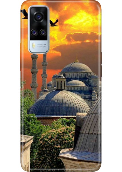 Vivo Y51 Uyumlu Kılıf Desenli Baskılı Silikon Kızılistanbul
