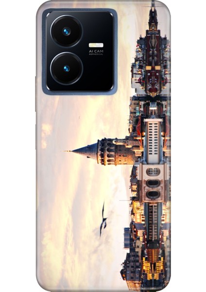Vivo Y22S - Y35 Uyumlu Kılıf Silikon Desenli Resimli Kapak Yeditepe