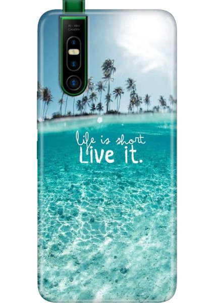 Infinix S5 Pro Kılıf Telefon Kılıfı S5-Pro Baskılı Hayat Kısa