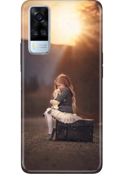 Vivo Y51 Uyumlu Kılıf Desenli Baskılı Silikon Yalnız Çocuk
