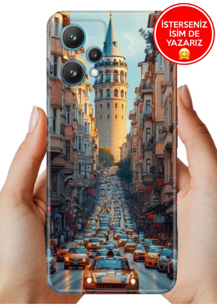Oneplus 9 Pro Kılıf Lüks Desenli Silikon Cover Case Galata Francisco
