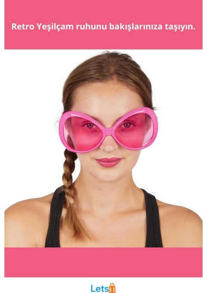 Pembe Yeşilçam Nostalji Parti Gözlüğü fiyatları