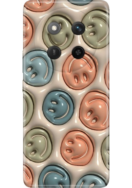 Honor X60 Pro 5g Kılıf Tema Art Desenli Baskılı Silikon Smiling