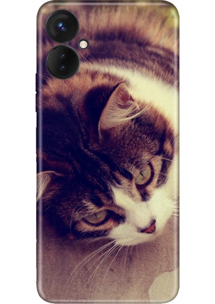 Oneplus 9 Pro Kılıf Silikon Desenli Resimli Uv Kapak Tekir Kedi