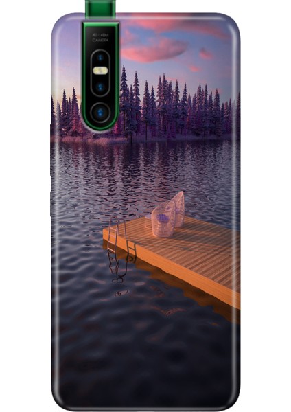 Infinix S5 Pro Kılıf Resimli Desenli Tpu Esnek Silikon Romantik Rıhtım