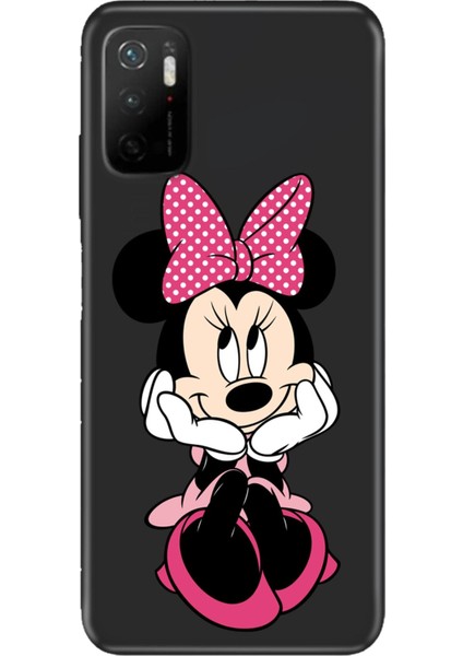 Xiaomi Redmi Note 10 5g Kılıf Silikon Tioserisi Minnie Karakter